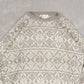MEN'S VINTAGE MADE IN ITALY PATTERNED KNITTED JUMPER - MEDIUM