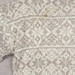 MEN'S VINTAGE MADE IN ITALY PATTERNED KNITTED JUMPER - MEDIUM