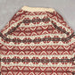 MEN'S VINTAGE STRUCTURED PATTERNED KNITTED JUMPER - LARGE