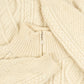 MEN'S VINTAGE 1990S FULL ZIP ARAN KNITTED CARDIGAN - XX-LARGE