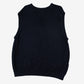 MEN'S VINTAGE CHAPS KNITTED VEST JUMPER - X-LARGE