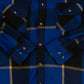 MEN'S VINTAGE 1990S CHECKED WOOL STYLE FLANNEL SHIRT - X-LARGE