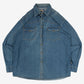 MEN'S VINTAGE DENIM WESTERN SHIRT - X-LARGE
