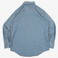 MEN'S VINTAGE 1990S DENIM WESTERN SHIRT - LARGE