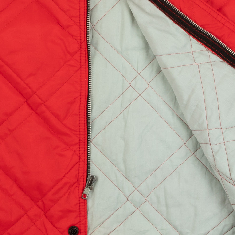 MEN'S VINTAGE 1990S QUILTED FULL ZIP BOMBER JACKET - X-LARGE