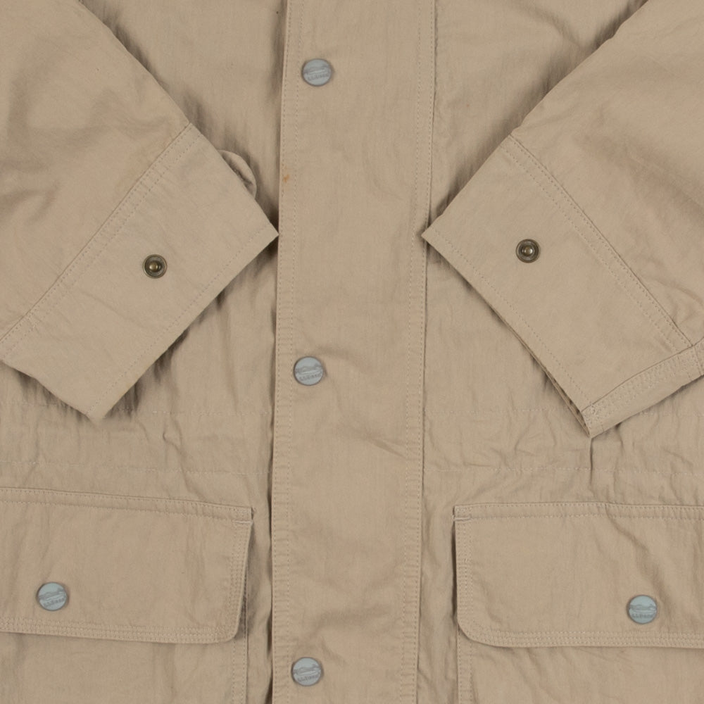 MEN'S VINTAGE 1990S L.L.BEAN HOODED FULL ZIP UTILITY JACKET - MEDIUM