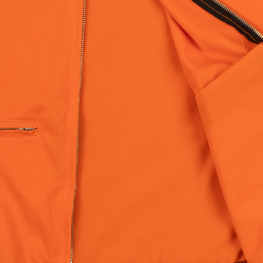 MEN'S VINTAGE 1970S FULL ZIP BOMBER JACKET - LARGE