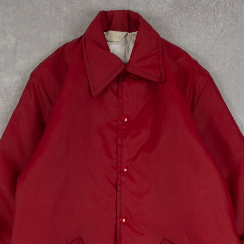 MEN'S VINTAGE 1990S PADDED COACH JACKET - SMALL