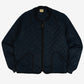 MEN'S VINTAGE 1980S FULL ZIP QUILTED BOMBER JACKET - LARGE