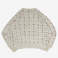 MEN'S VINTAGE 1990S STRUCTURED PATTERNED KNITTED JUMPER - LARGE