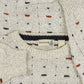 MEN'S VINTAGE 1990S STRUCTURED PATTERNED KNITTED JUMPER - LARGE