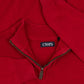 MEN'S VINTAGE CHAPS KNITTED QUARTER ZIP JUMPER - LARGE