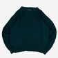 MEN'S VINTAGE 1990S STRUCTURED PATTERNED KNITTED JUMPER - X-LARGE