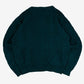 MEN'S VINTAGE 1990S STRUCTURED PATTERNED KNITTED JUMPER - X-LARGE
