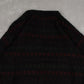 MEN'S VINTAGE 1990S STRUCTURED PATTERNED KNITTED JUMPER - LARGE