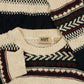 MEN'S VINTAGE 1990S PATTERNED KNITTED JUMPER - X-LARGE