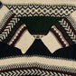 MEN'S VINTAGE 1990S PATTERNED KNITTED JUMPER - X-LARGE