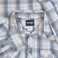 MEN'S VINTAGE WRANGLER CHECKED WESTERN SHIRT - X-LARGE