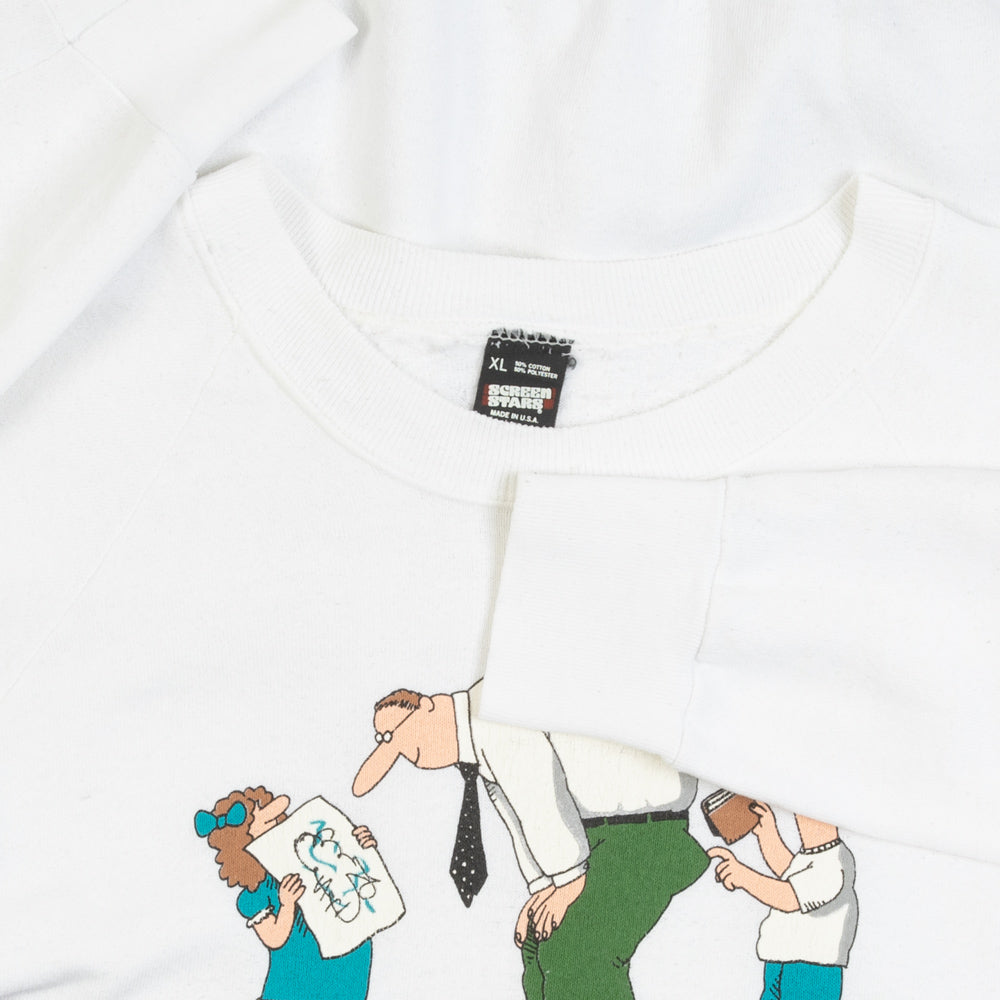 MEN'S VINTAGE 1987 MR.DAD RAGLAN SWEATSHIRT - X-LARGE