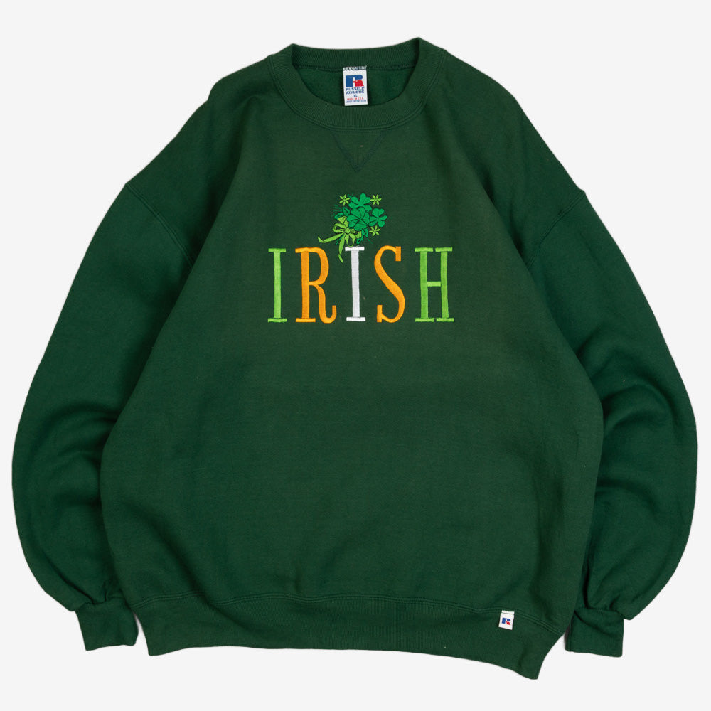 MEN'S VINTAGE 1990S RUSSELL ATHLETIC IRISH SWEATSHIRT - X-LARGE