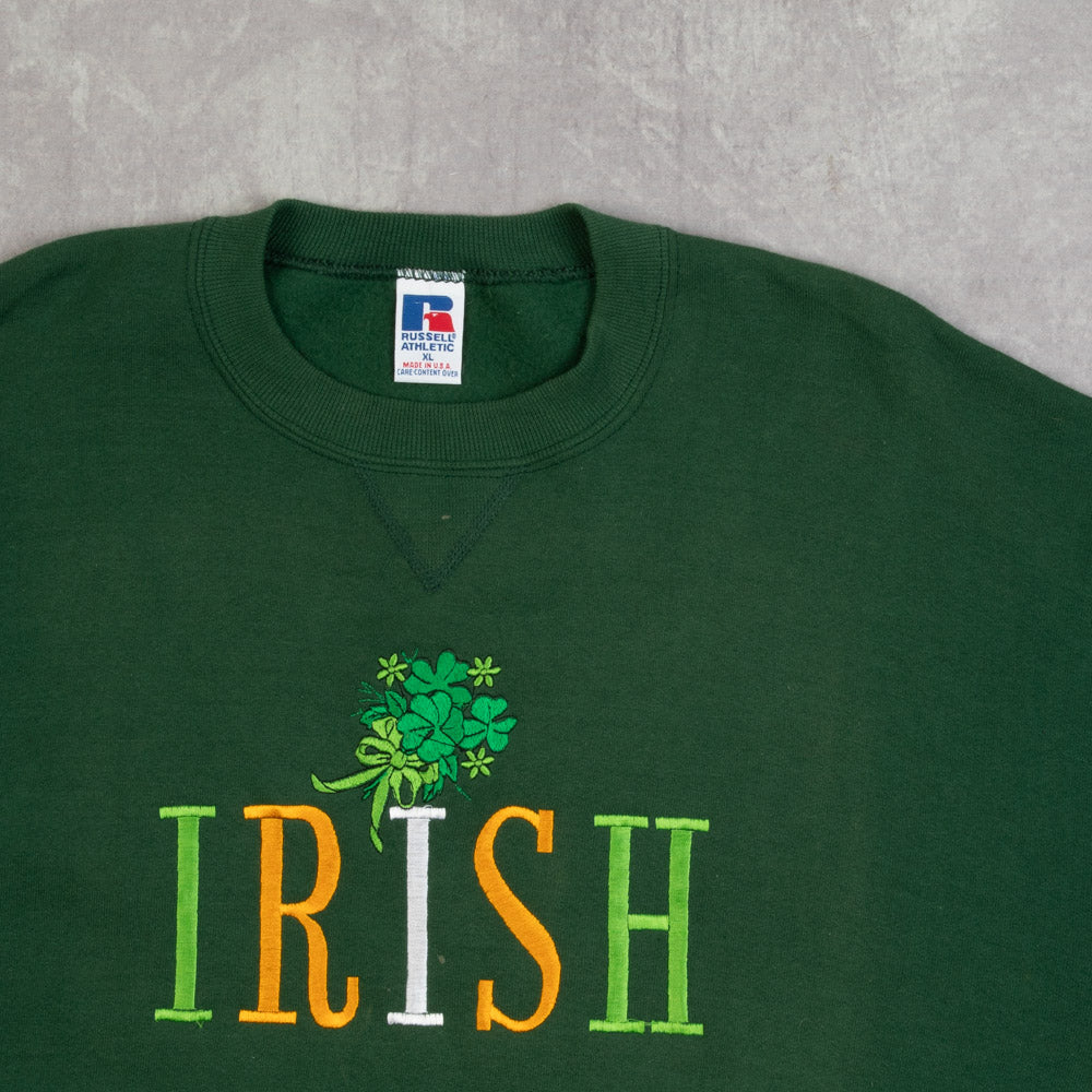 MEN'S VINTAGE 1990S RUSSELL ATHLETIC IRISH SWEATSHIRT - X-LARGE