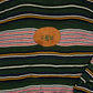 MEN'S VINTAGE 1990S STRIPED IRISH KNITTED JUMPER - XX-LARGE