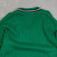 WOMEN'S VINTAGE 1970S IRELAND V-NECK KNITTED JUMPER - LARGE