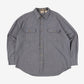 MEN'S VINTAGE 1990S CHAMOIS COTTON SHIRT - X-LARGE