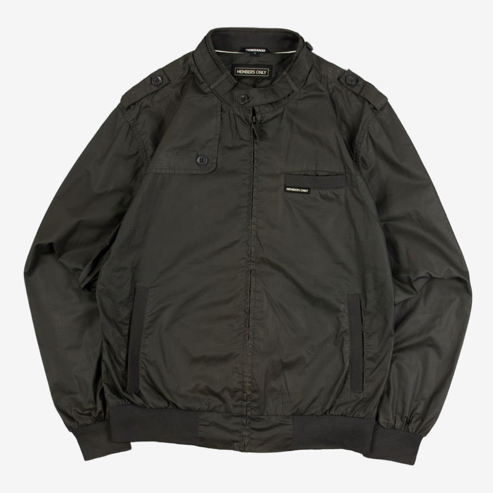 MEN'S VINTAGE MEMBERS ONLY UTILITY BOMBER JACKET - MEDIUM