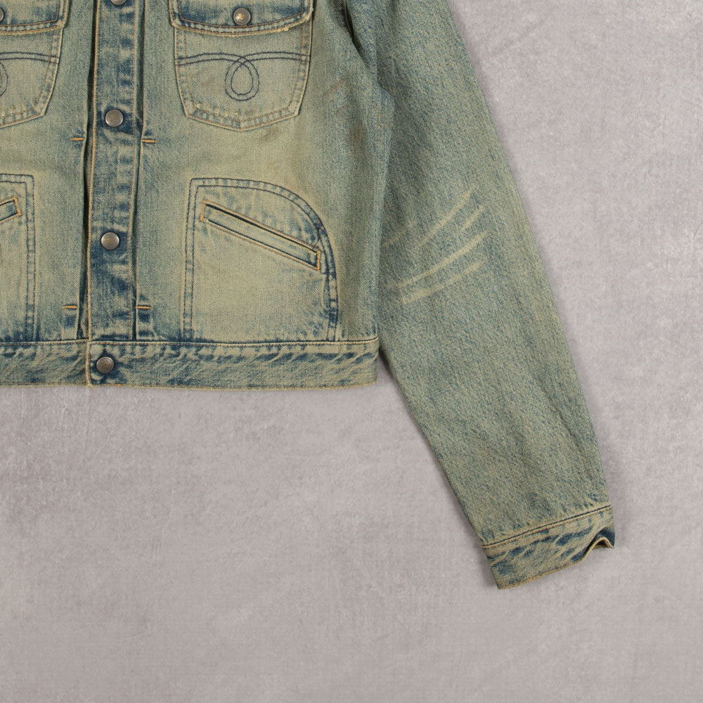 WOMEN'S VINTAGE Y2K DENIM JACKET - MEDIUM
