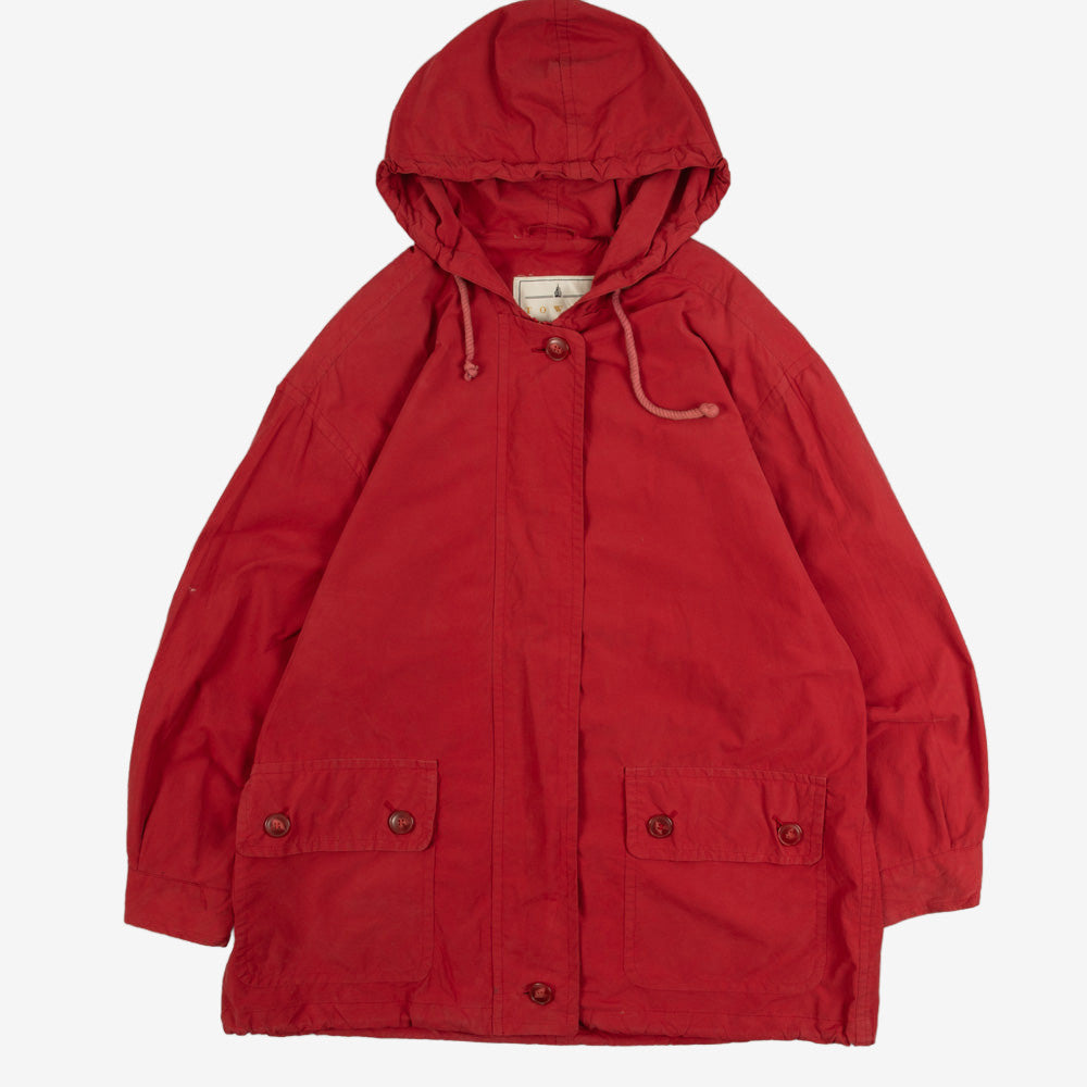 WOMEN'S VINTAGE 1990S HOODED JACKET - X-LARGE