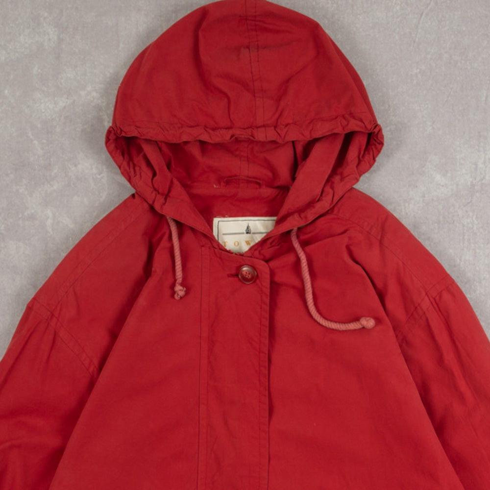 WOMEN'S VINTAGE 1990S HOODED JACKET - X-LARGE