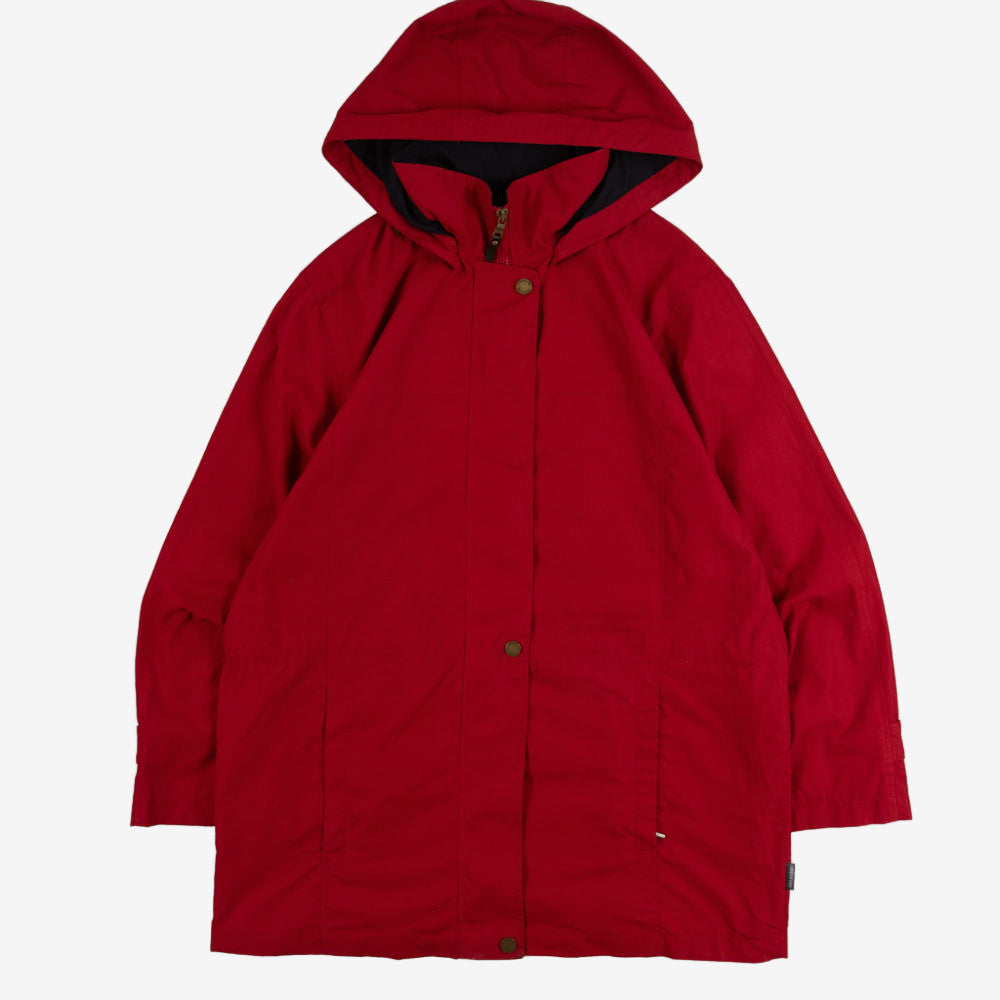 WOMEN'S VINTAGE HOODED PARKA JACKET - LARGE