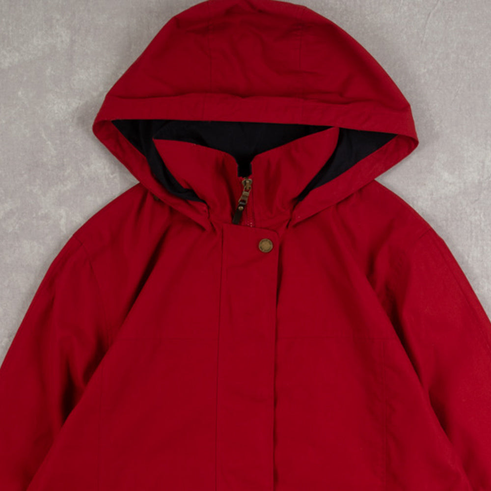 WOMEN'S VINTAGE HOODED PARKA JACKET - LARGE