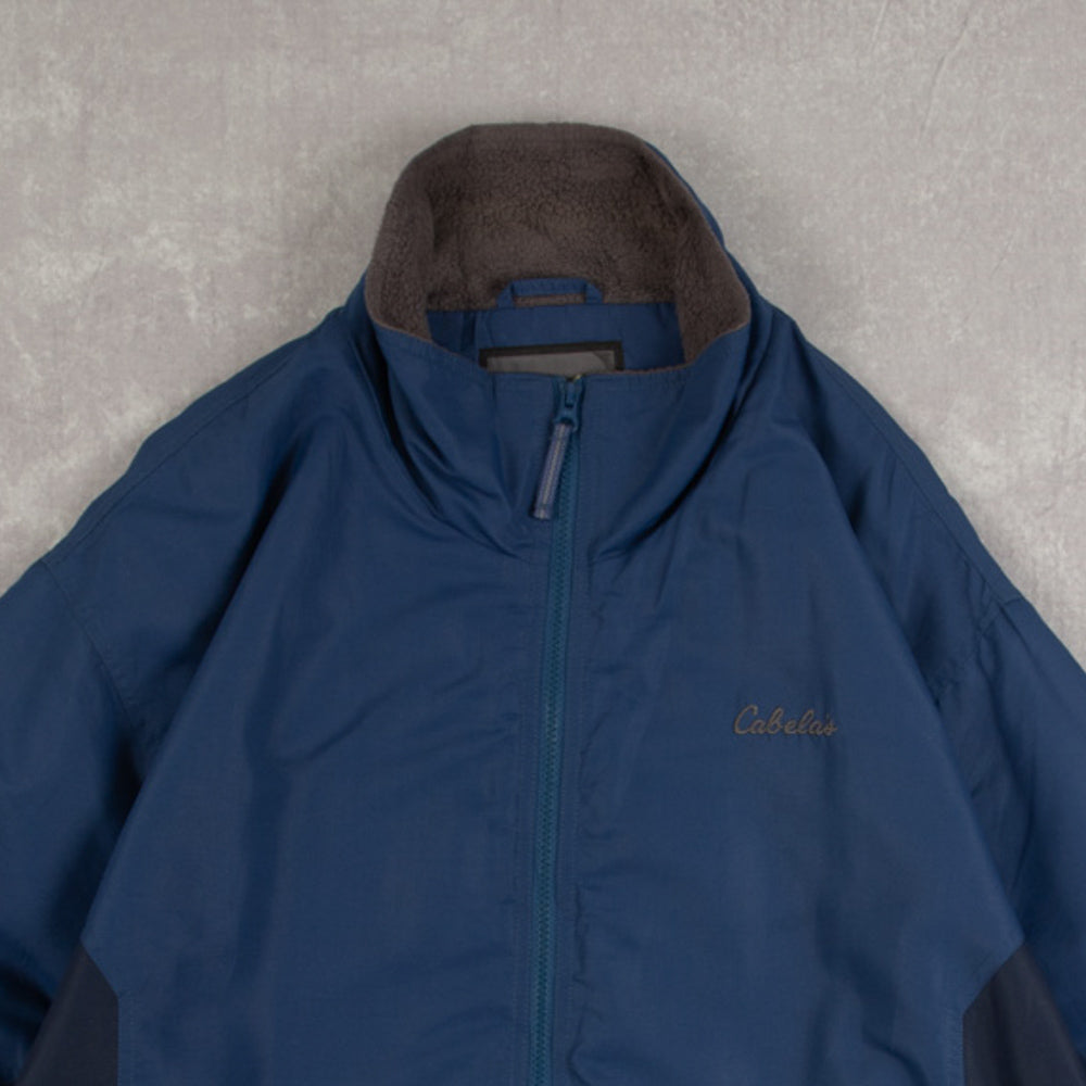 MEN'S VINTAGE FLEECE LINED BOMBER JACKET - X-LARGE