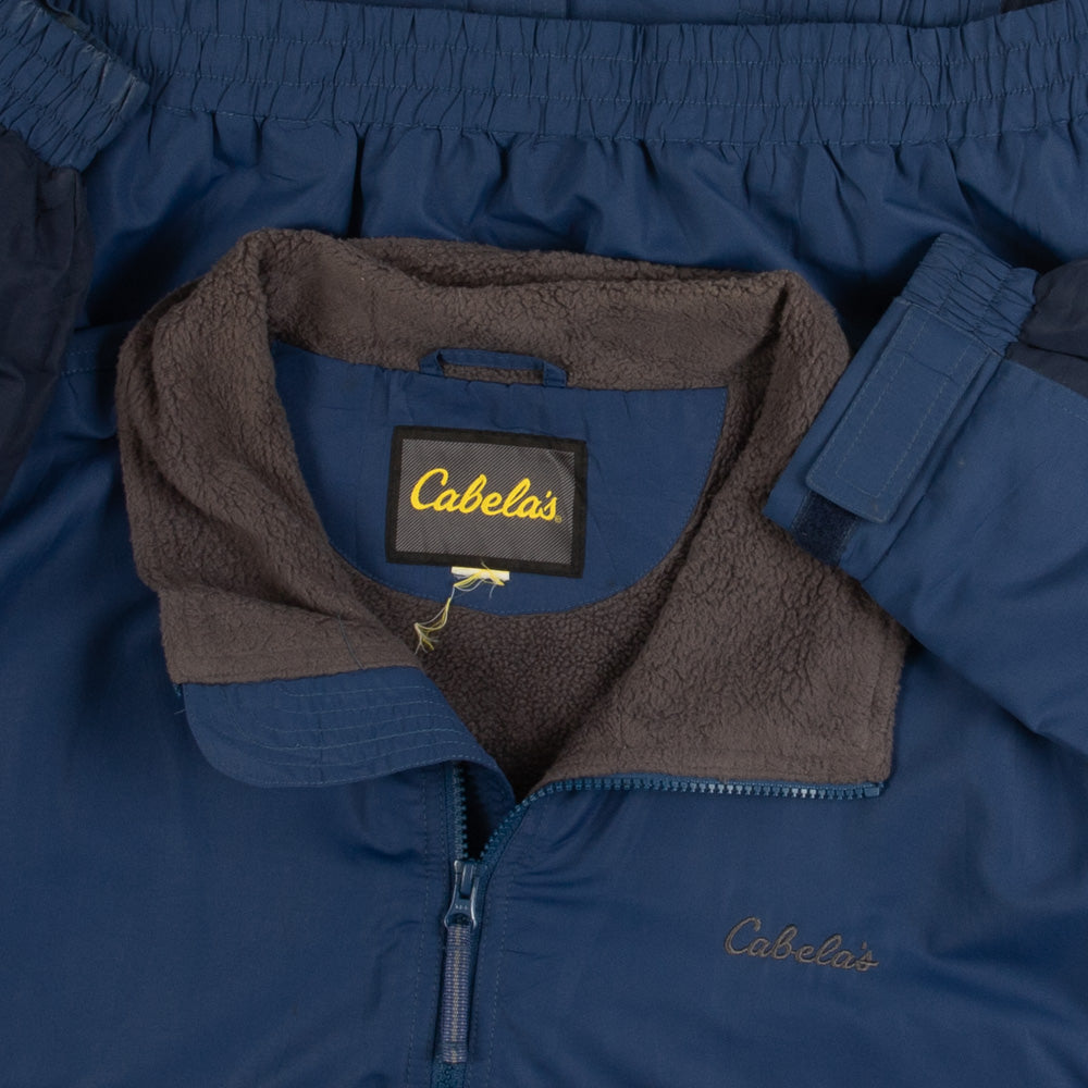 MEN'S VINTAGE FLEECE LINED BOMBER JACKET - X-LARGE