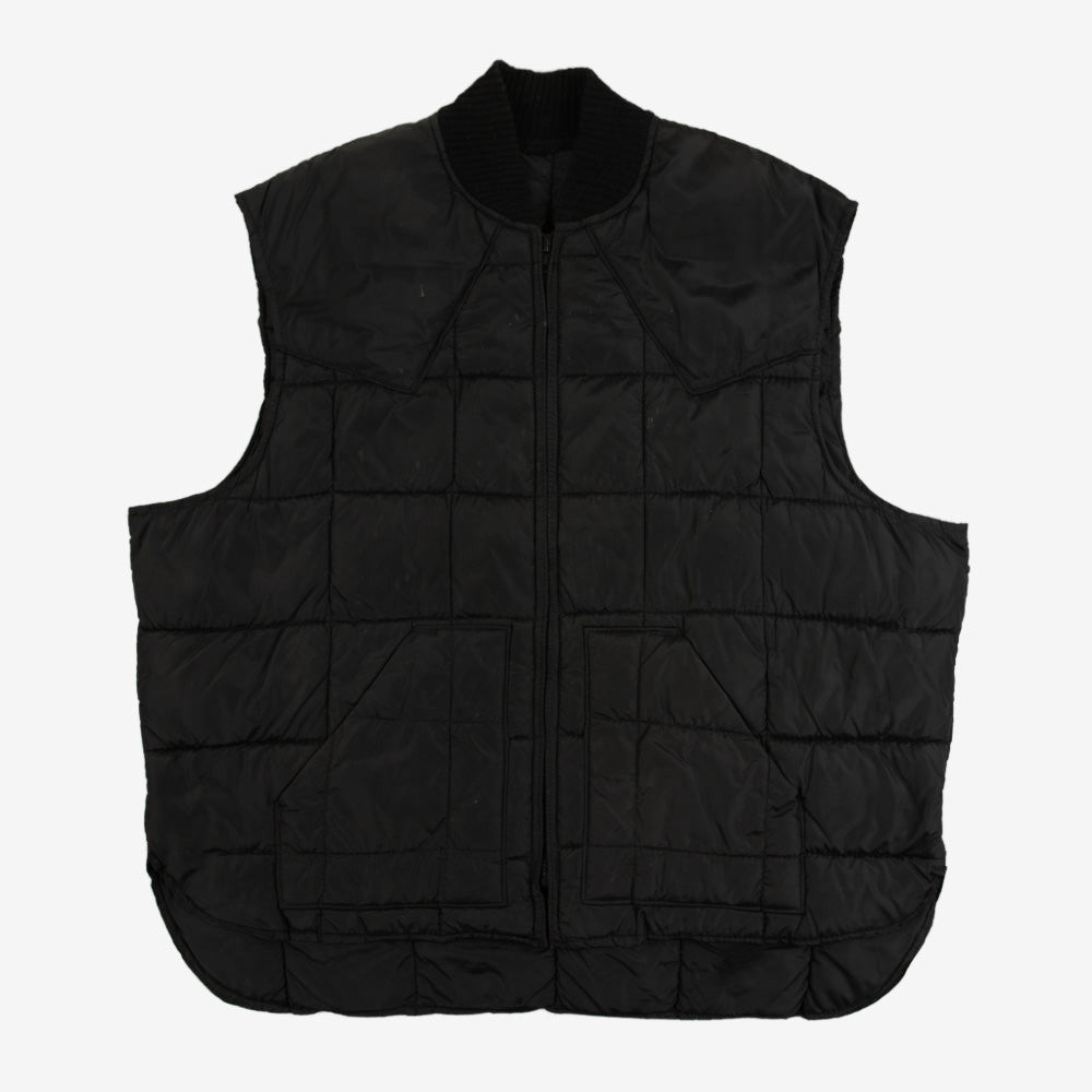 MEN'S VINTAGE 1990S PADDED GILET JACKET - X-LARGE