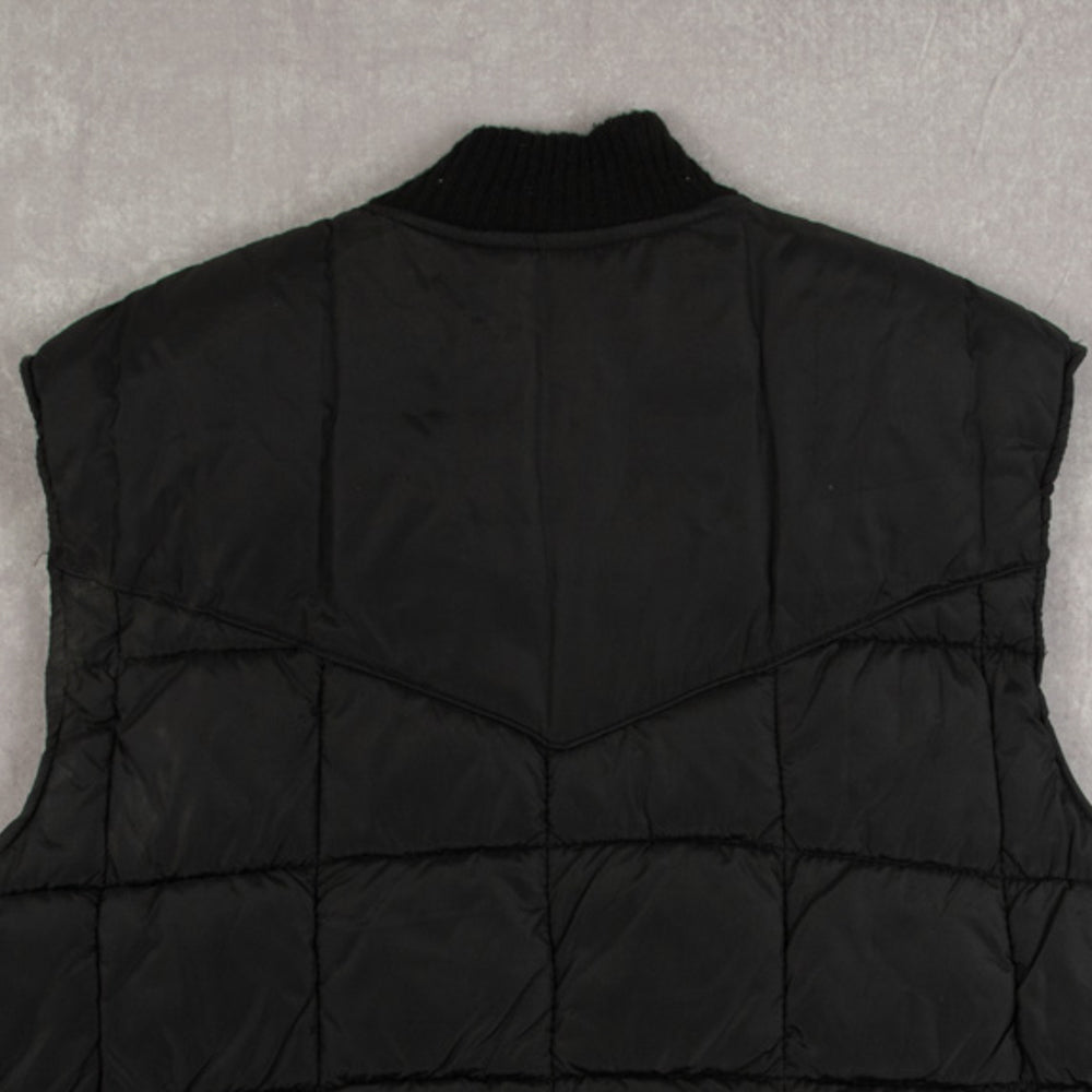 MEN'S VINTAGE 1990S PADDED GILET JACKET - X-LARGE