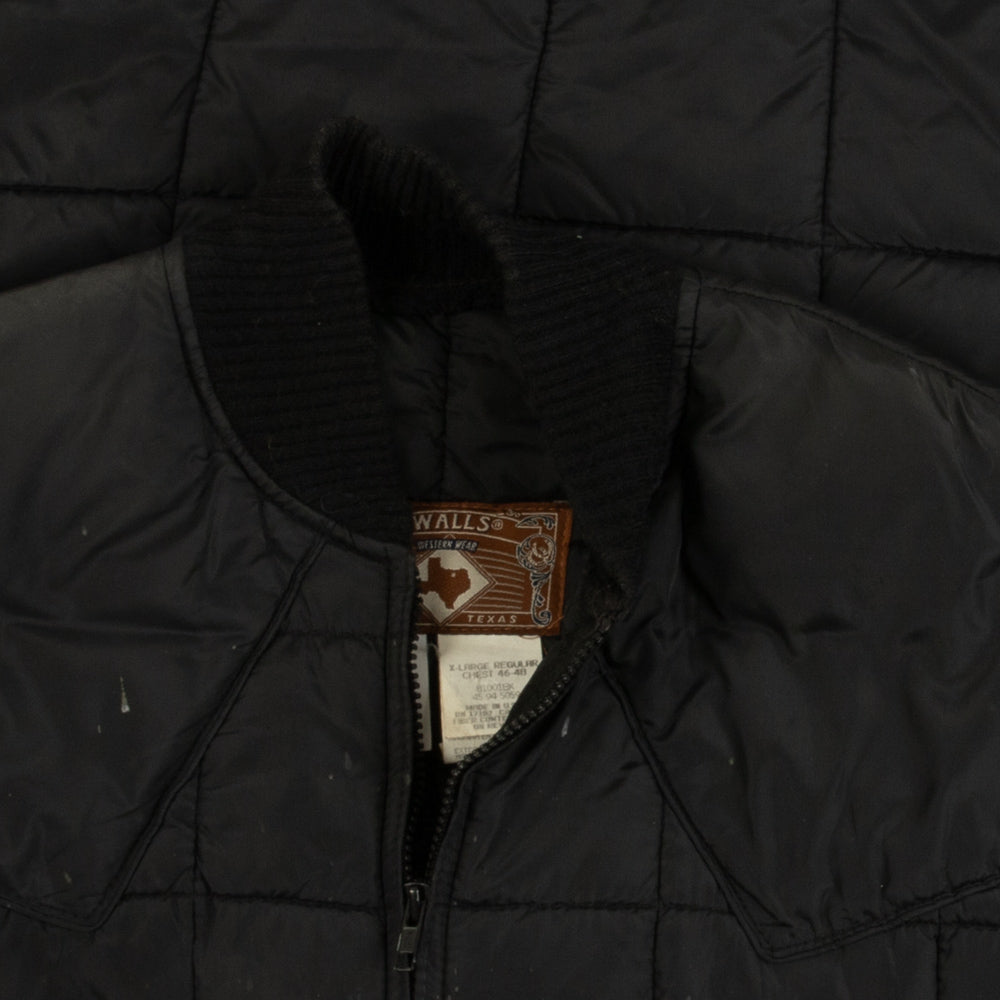 MEN'S VINTAGE 1990S PADDED GILET JACKET - X-LARGE