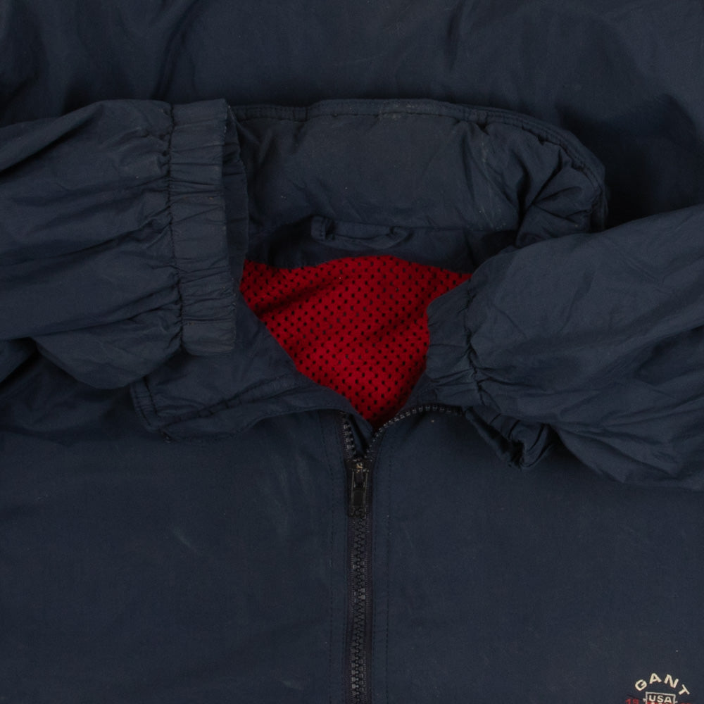 MEN'S VINTAGE GANT FULL ZIP HOODED JACKET - X-LARGE