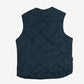 MEN'S VINTAGE 1980S QUILTED PUFFER GILET VEST JACKET - MEDIUM