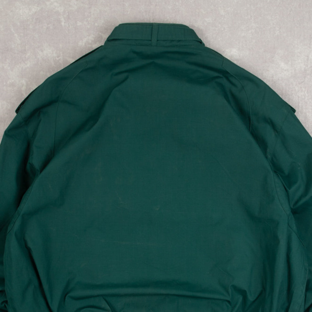 MEN'S VINTAGE MEMBERS ONLY UTILITY BOMBER JACKET - LARGE