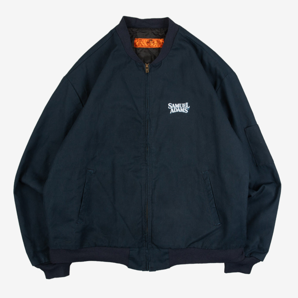 MEN'S VINTAGE RED KAP SAMUEL ADAM WORKWEAR BOMBER JACKET - X-LARGE