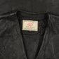 MEN'S VINTAGE LEATHER GILET JACKET - MEDIUM