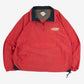 MEN'S VINTAGE 1990S NORTHERN MICHIGAN UNIVERSITY QUARTER ZIP JACKET - LARGE