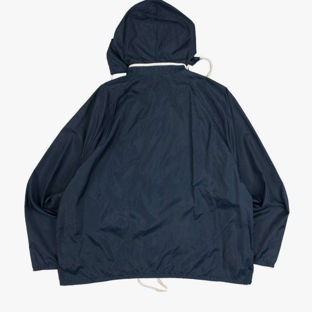 MEN'S VINTAGE 1990S SEARS LIGHTWEIGHT HOODED RAIN JACKET - X-LARGE
