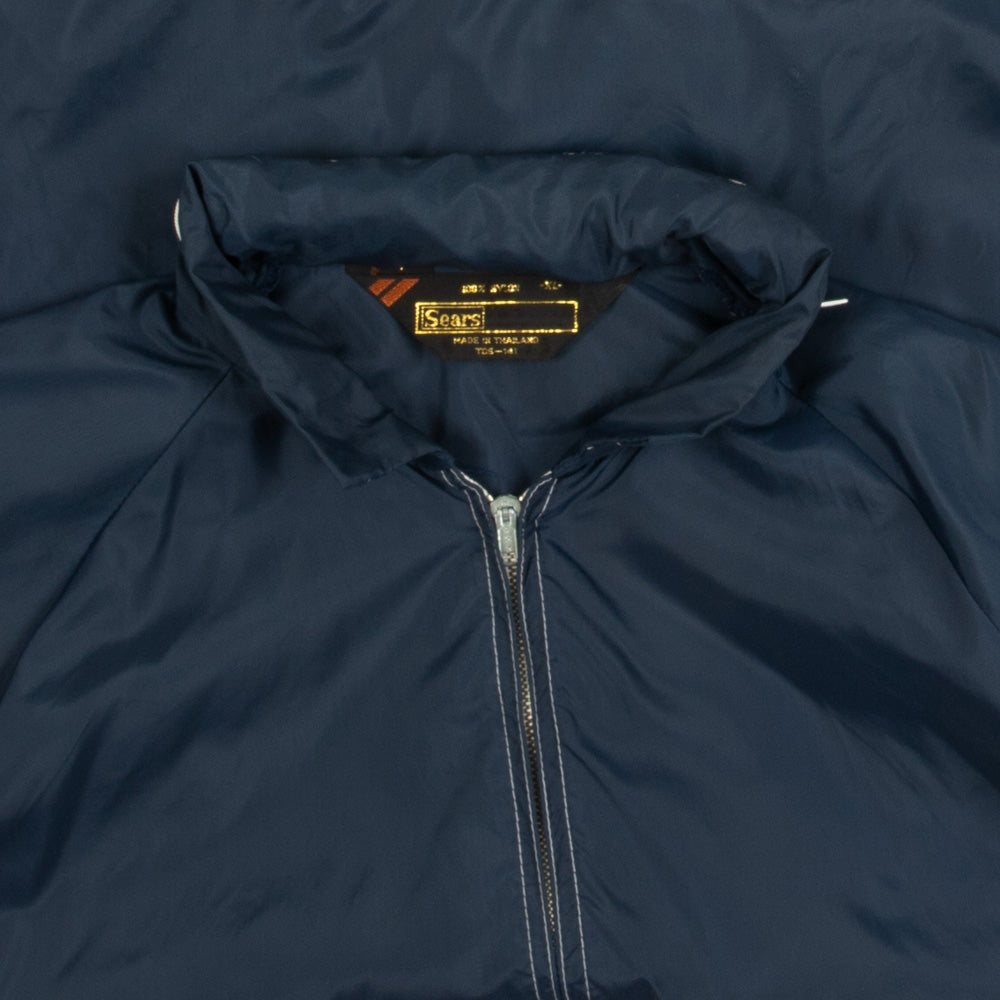 MEN'S VINTAGE 1990S SEARS LIGHTWEIGHT HOODED RAIN JACKET - X-LARGE