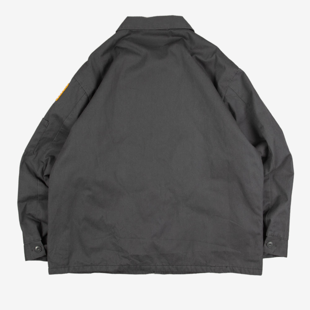 MEN'S VINTAGE ROMMEL FULL ZIP WORKWEAR JACKET - X-LARGE
