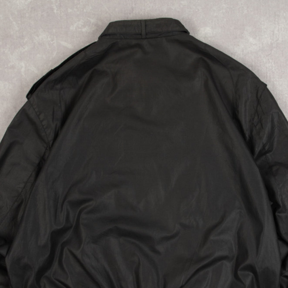 MEN'S VINTAGE MEMBERS ONLY UTILITY BOMBER JACKET - MEDIUM