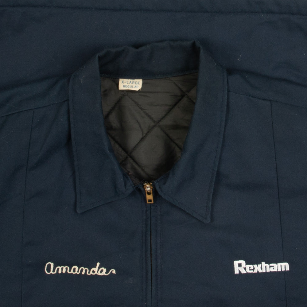 MEN'S VINTAGE 1990S CHANISTITCH FULL ZIP WORKWEAR JACKET - X-LARGE